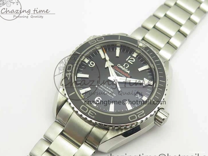 0718 Durable Planet Ocean Professional Ceramic Bezel 42mm 1:1 MK Best Edition Silver Markers On SS Bracelet A 8085